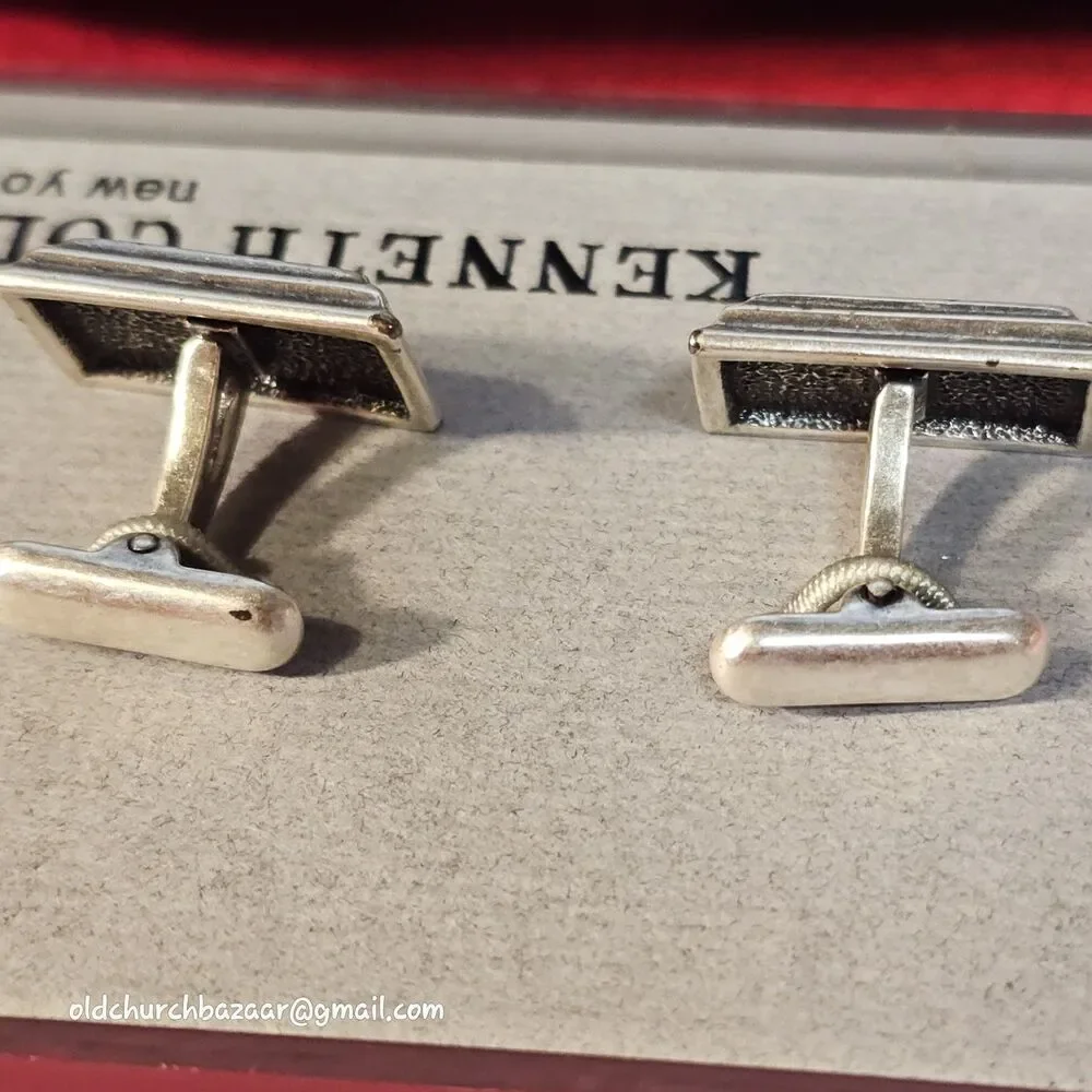 Kenneth Cole REACTION Cuff Links, silvertone - Bottle Opener & Cap